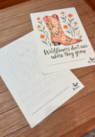 Paint, Sip and Get Your Dolly On: Watercolour Workshop