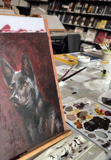 Paint Your Dog: An Expressive Acrylic Workshop
