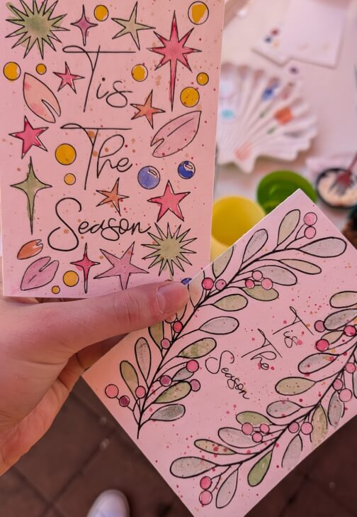 Paper Craft and Ink class in Carmel