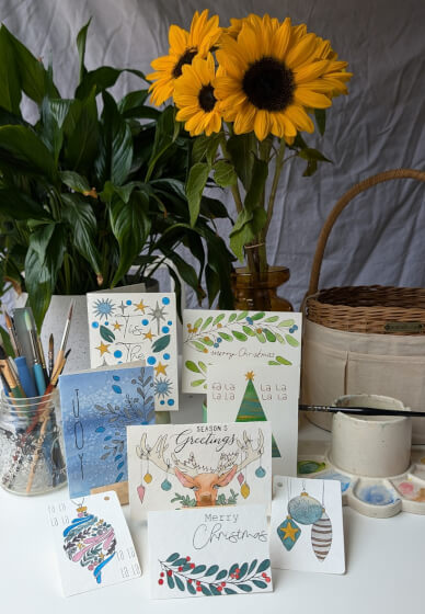 Paint Your Own Christmas Cards Workshop
