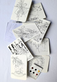 Paint Your Own Christmas Cards Workshop