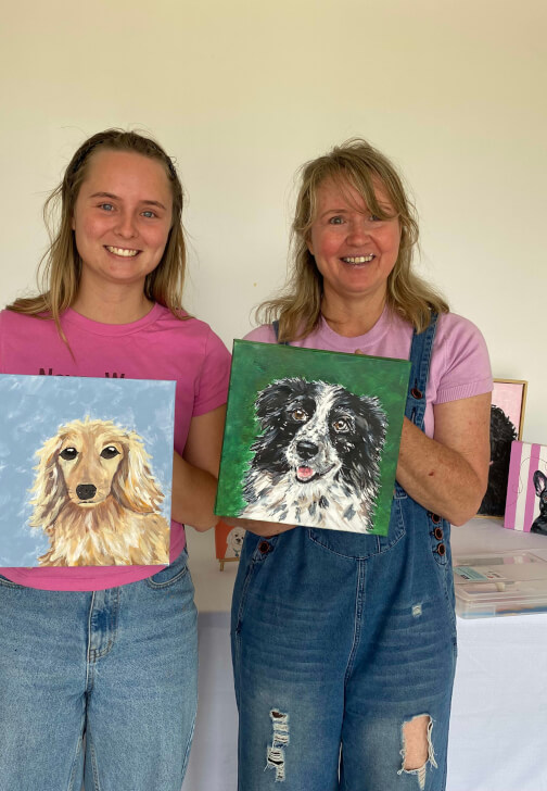 Photo from a painting class in Mandogalup