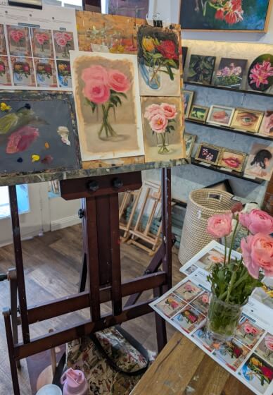 Painting Impressionist Flowers in Oils - for Beginners