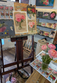 Painting Impressionist Flowers in Oils - for Beginners