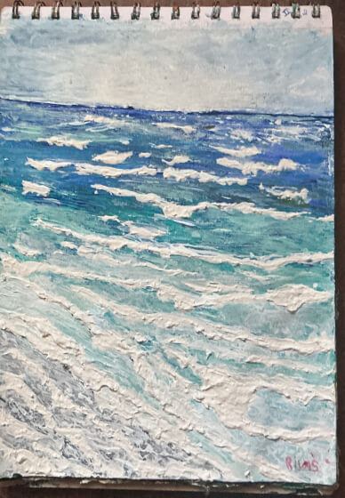 Palette Painting: Heart of the Reef