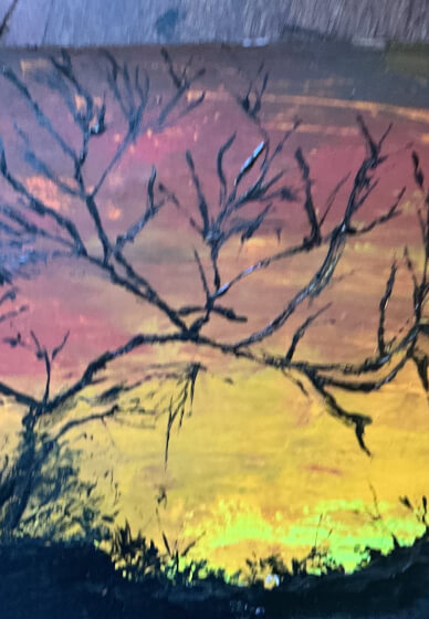 Palette Painting: Heart of the Reef