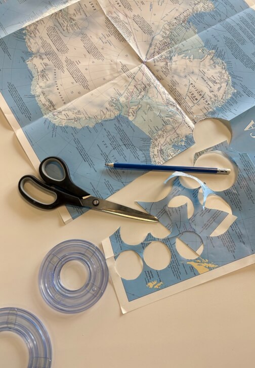 Photo from a paper Craft and Ink class in Mayfield