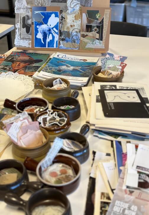 Paper Craft and Ink class in Mayfield with VIA Studio Open Workshops
