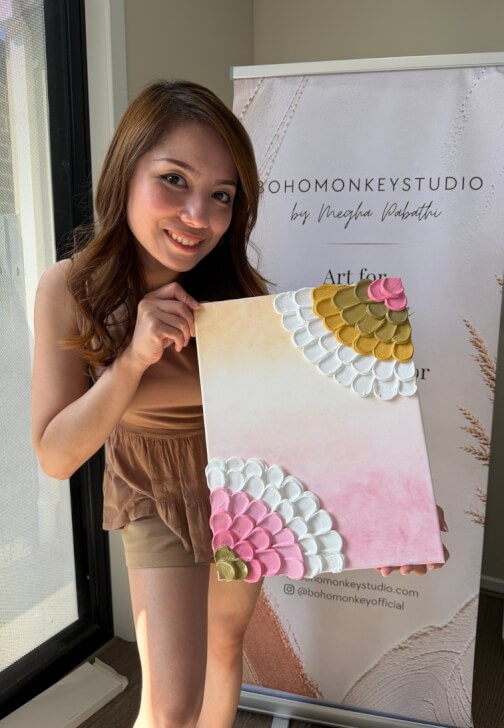 Painting class in Werribee with Bohomonkey Studio