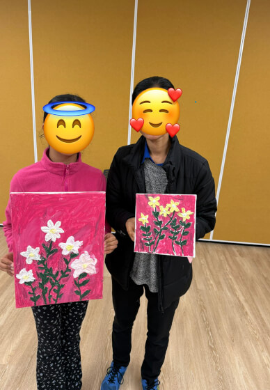 Parent and Child Textured Art Workshop