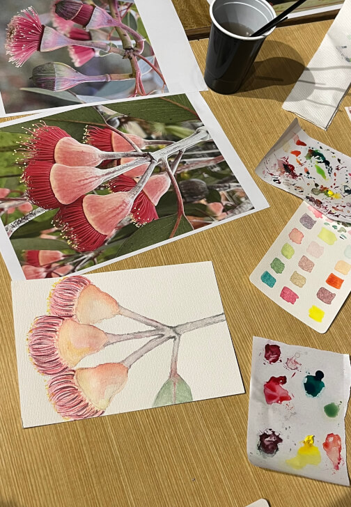 Painting class in Marrickville