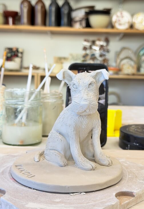 Pottery class in Annandale with Market Studio