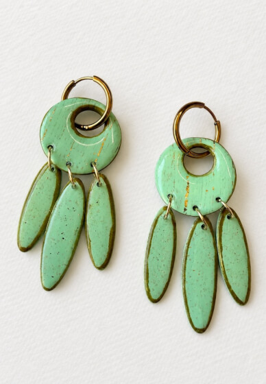 Polymer Clay Flower Earring Making Course