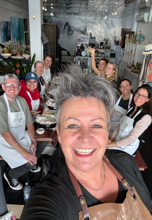 Pottery class in Perth