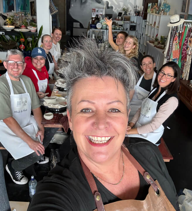 Photo from a pottery class in Perth