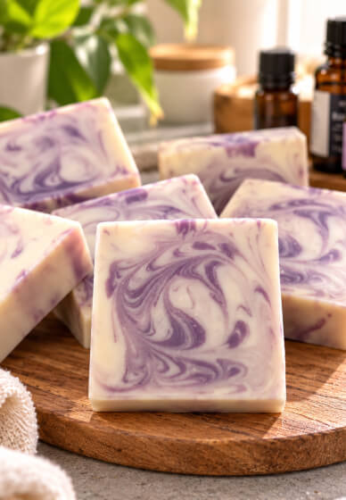 Pour a Purple Soap Under Jacaranda: Lavender Soap Making Class