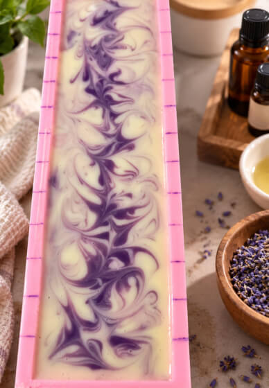 Pour a Purple Soap Under Jacaranda: Lavender Soap Making Class