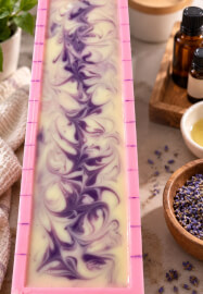 Pour a Purple Soap Under Jacaranda: Lavender Soap Making Class