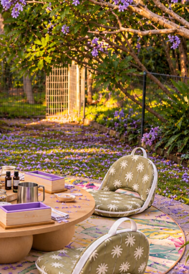 Pour a Purple Soap Under Jacaranda: Lavender Soap Making Class