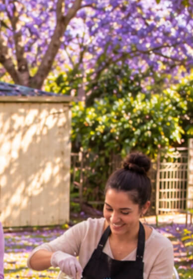 Pour a Purple Soap Under Jacaranda: Lavender Soap Making Class