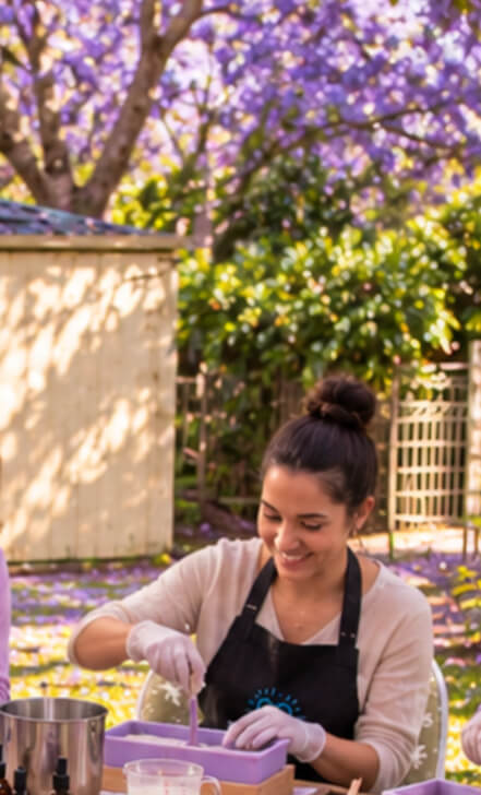 Soap Making class in Oatlands with Little Joys of Life