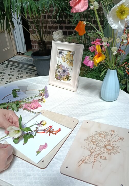Pressed Flower Art Workshop at Rippon Lea Estate