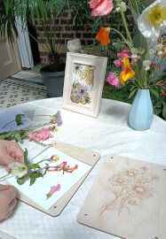 Pressed Flower Art Workshop at Rippon Lea Estate