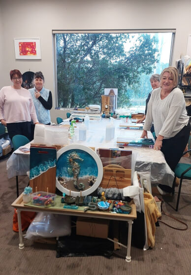 Resin Ocean Wave Cheeseboard Workshop
