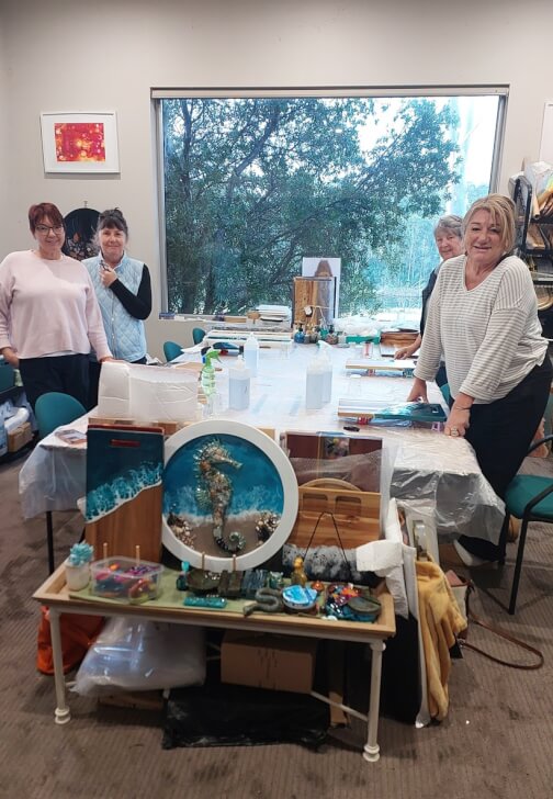 Resin Ocean Wave Cheeseboard Workshop