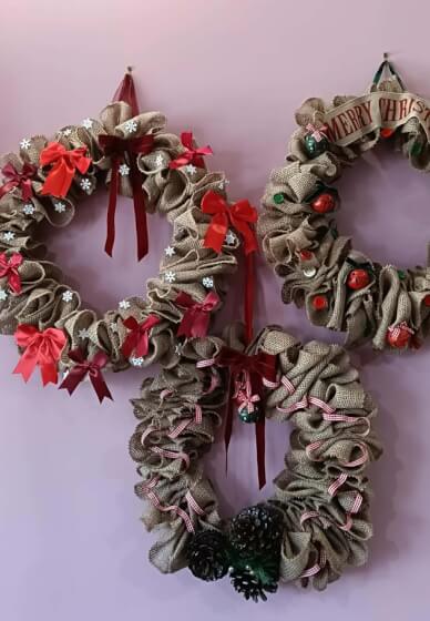 Rustic Christmas Wreath Workshop