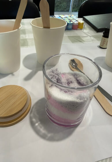 Sand Art Candle Workshop