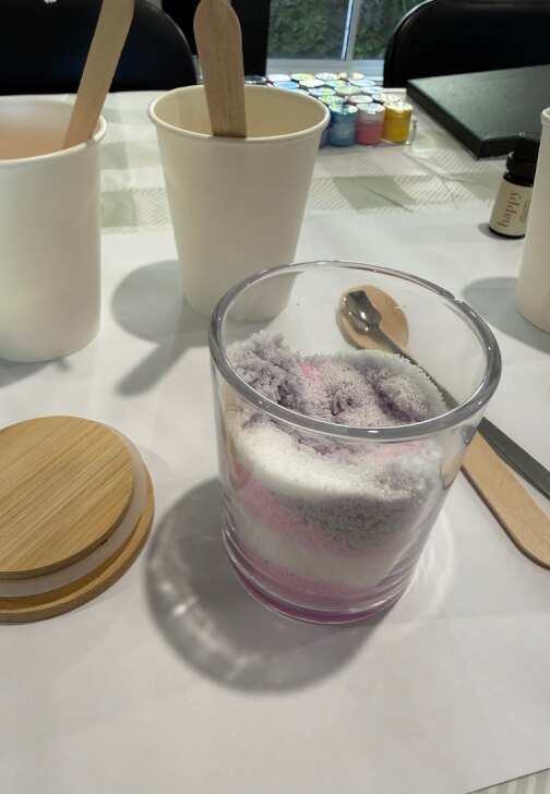 Photo from a candle Making class in Springwood