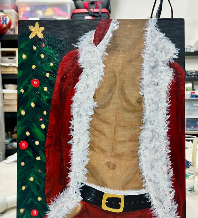 Photo from a painting class in Cardiff