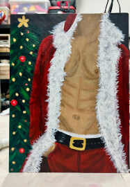 Santa After Dark Paint and Sip Workshop