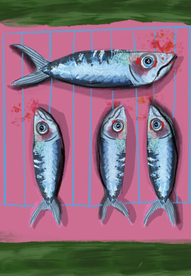 Sardine Painting Class for Beginners