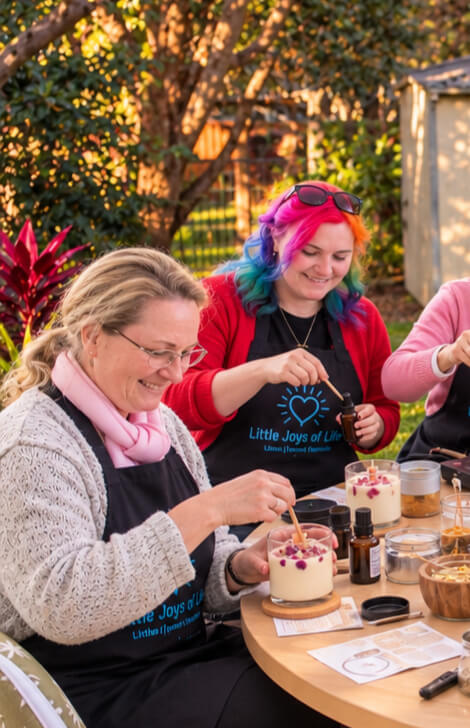 Scented Soy Wax Candle Workshop