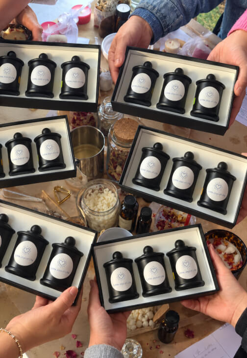 Candle Making class in Oatlands