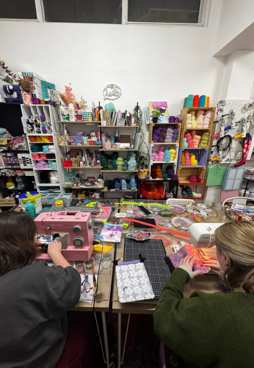 Photo from a textiles class in Chelsea