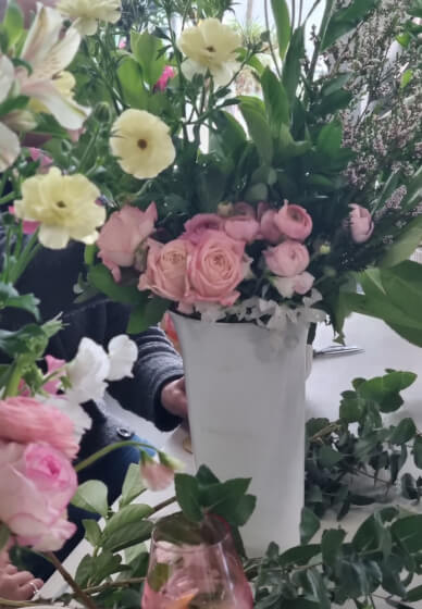 Sips and Snips Floristry Workshop: Whimsical Compote Vase