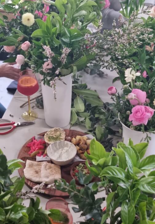 Floristry class in Brunswick with Olive&Eve