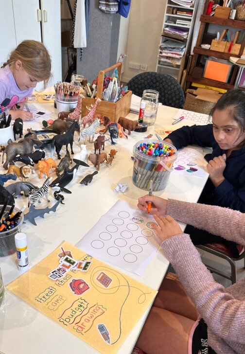 Paper Craft and Ink class in Paradise Point