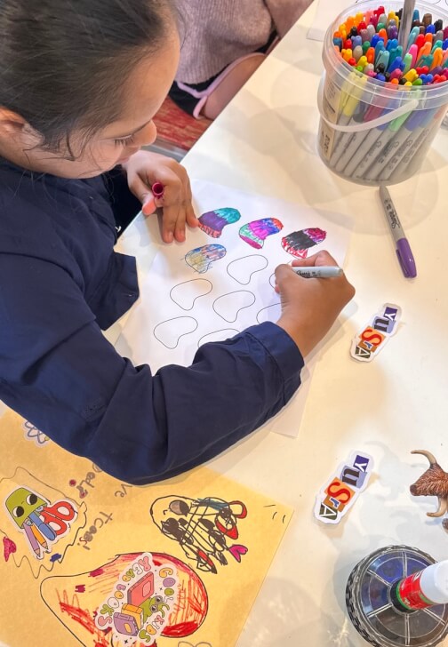 Photo from a paper Craft and Ink class in Paradise Point