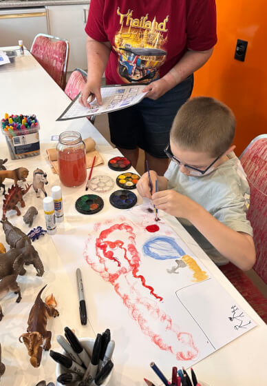 Sticker and Junk Journaling Class for Kids
