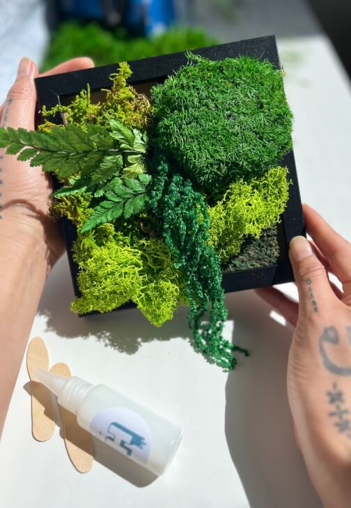 The Green Glow Up — Preserved Moss Art Workshop