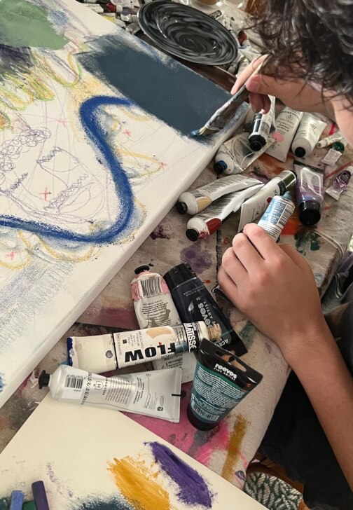 Painting class in Mount Hawthorn