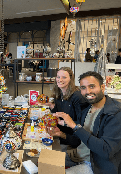 Turkish Mosaic Lamp Class in Armidale