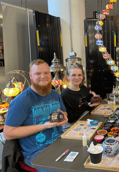 Turkish Mosaic Lamp Class in Armidale