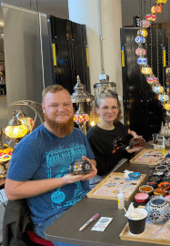 Turkish Mosaic Lamp Class in Armidale