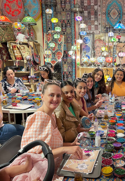 Glassblowing and Mosaic class in Miranda