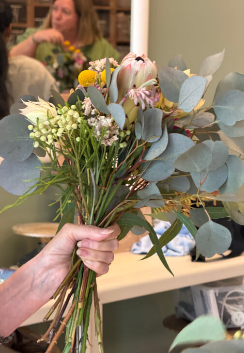 Vase Painting and Native Posy Workshop